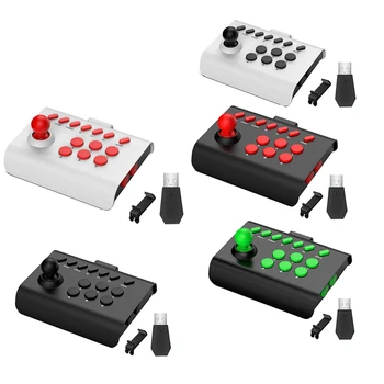 Wireless Arcade Game Console+2.4G adapter Bluetooth joystick vezérlő Nintendo Switch PS4 PS3 PC mobiltelefonhoz