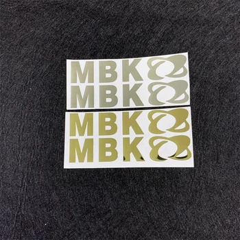 2db MBK fém matrica motorkerékpár felszerelése Személyre szabott matrica motorkerékpár MBK logó dekoratív vízálló matricák MBK