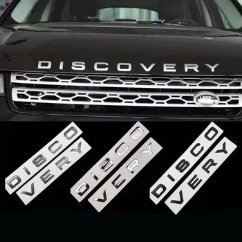 3D ABS betűk Autó első motorháztető jelvény Motorháztető logó borítók Discovery Sport embléma a Land Rover számára Discovery 4 3 5 2 Td5 Tartozékok