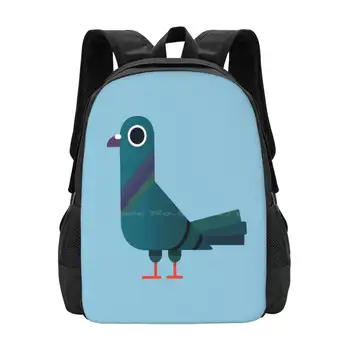 Galamb iskolatáskák tizenéves lányoknak Laptop utazótáskák Az ég patkányai Fa galamb fa Pidgeon madarak aranyos Élénk színes