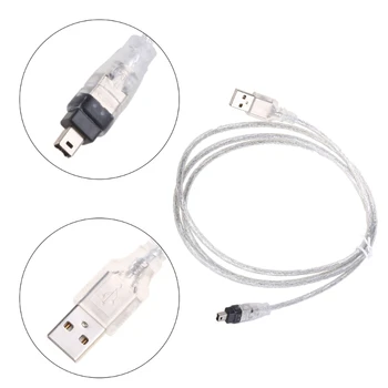USB apa - Firewire iEEE 1394 4 tűs apa iLink adapter kábel DV kamerához