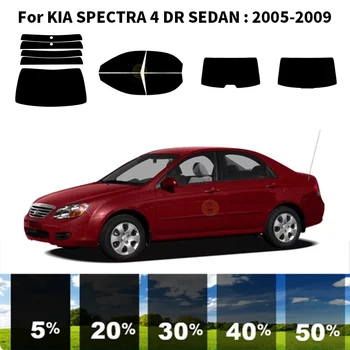 Előre vágott nanokerámia autó UV ablakfesték készlet autóipari ablakfólia KIA SPECTRA 4 DR SEDAN 2005-2009