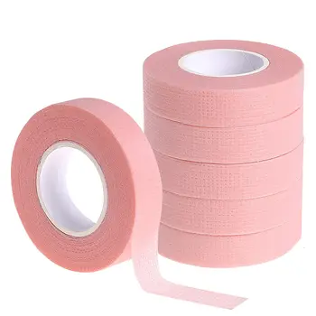 9m Szempillahosszabbító ragasztószalag rózsaszín lélegző nem szőtt anyag műszempilla tapasz a szempárna alatt Papír matricaszalag