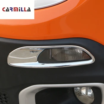 Autó külső stílusa Nappali menetjelző lámpa Dekor fedél Keret gyűrűk Matrica Jeep Renegade 2015 - 2019 tartozékokhoz