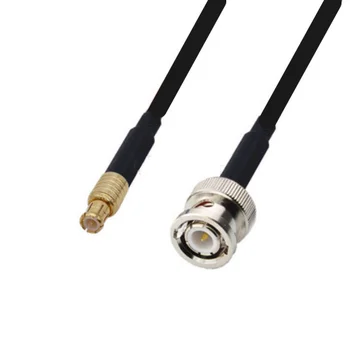 BNC apa - MCX apa adapter RF pigtail RG174 áthidaló kábel