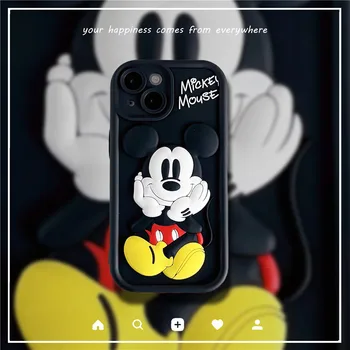 Mickey egér Disney telefontok iPhone 15ProMax 11 12 13 14 15 Pro Max készülékhez Huawei P60 Mate 30 40 50 60 Pro Plus puha borításhoz
