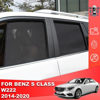 Mercedes Benz S osztály W222 2013-2020 autó napernyő pajzs hátsó oldalsó babaablak ajtó napernyő napellenző első szélvédő függöny