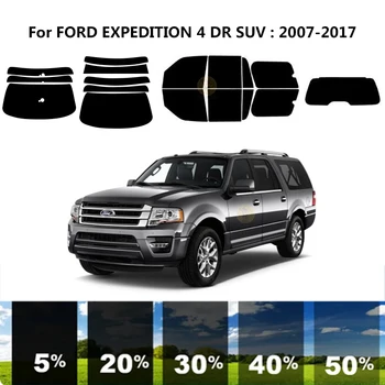 Előre vágott nanokerámia autó UV ablakfesték készlet autóipari ablakfólia a FORD EXPEDITION 4 DR SUV 2007-2017 számára