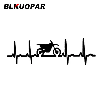BLKUOPAR motorkerékpár szívverés autó matricák fényvédő divat matricák JDM Assessoires lakóautó Motorkerékpár személyiség Autó stílus