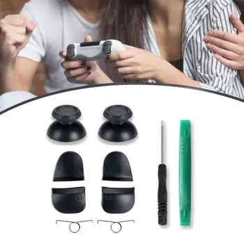 Játékvezérlő javítási alkatrészek Gamepad eszközök PS5 gombhoz Rugós billenőlap készlet Javítás alkatrészek Vezérlő tartozékok PS5-höz