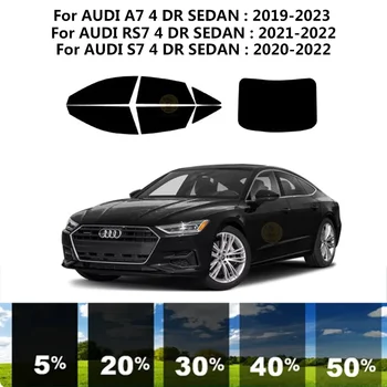 Előre vágott nanokerámia autó UV ablakfesték készlet autóipari ablakfólia AUDI RS7 4 DR SEDAN 2021-2022